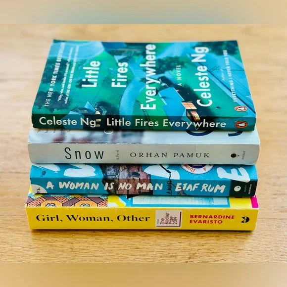 4 Bestsellers Little Fires Everywhere, Girl Woman Other, Snow, A Woman is No Man - Picture 3 of 7